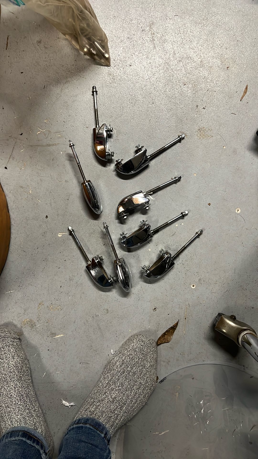 Vintage Gretsch Floor Tom Lugs Set Of Eight