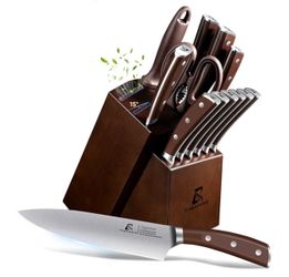 CoquusAid 15 Pcs Professional Knife Set