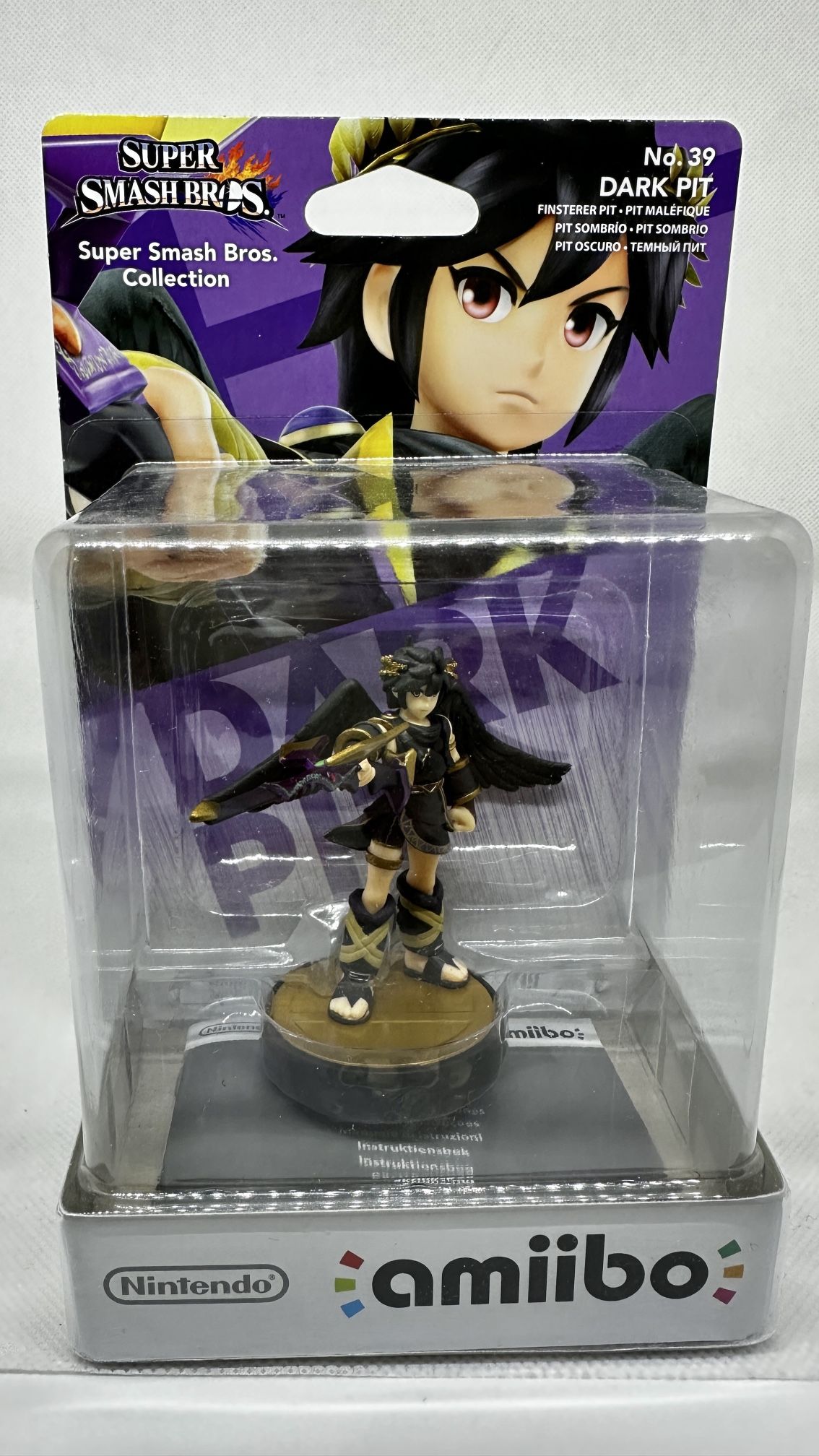 Amiibo Dark Pit No 39 - 1st Edition Yr 2015