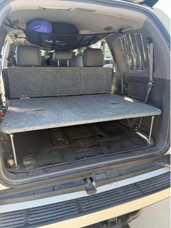 Lexus GX470 sleeping flat form Mountain Pass Offroad
