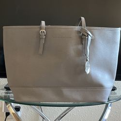 New New York & Company Grey Shoulder Tote Bag