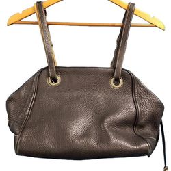 Dooney & Burke Soft Pebbled Leather Adjustable Strap Should Bag