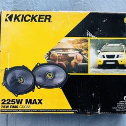 Kicker 6x8 Coaxial Speakers