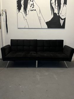 Velvet Futon Sofa Couch