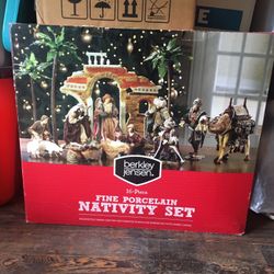 Find porcelain nativity set 