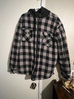 Dickies Hooded Flannel Zip-Up Jacket