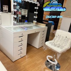 White Led Vanity Dresser New Chest Cajonera Chair Seat