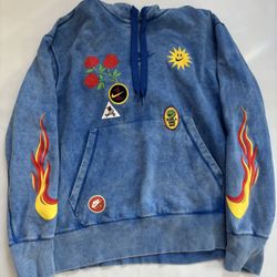 nike Men's blue hoodie Nike Sportswear 'Game Royal' Logo Fleece Hoodie