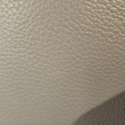 Light Grey Genuine Leather Sectional Sofa
