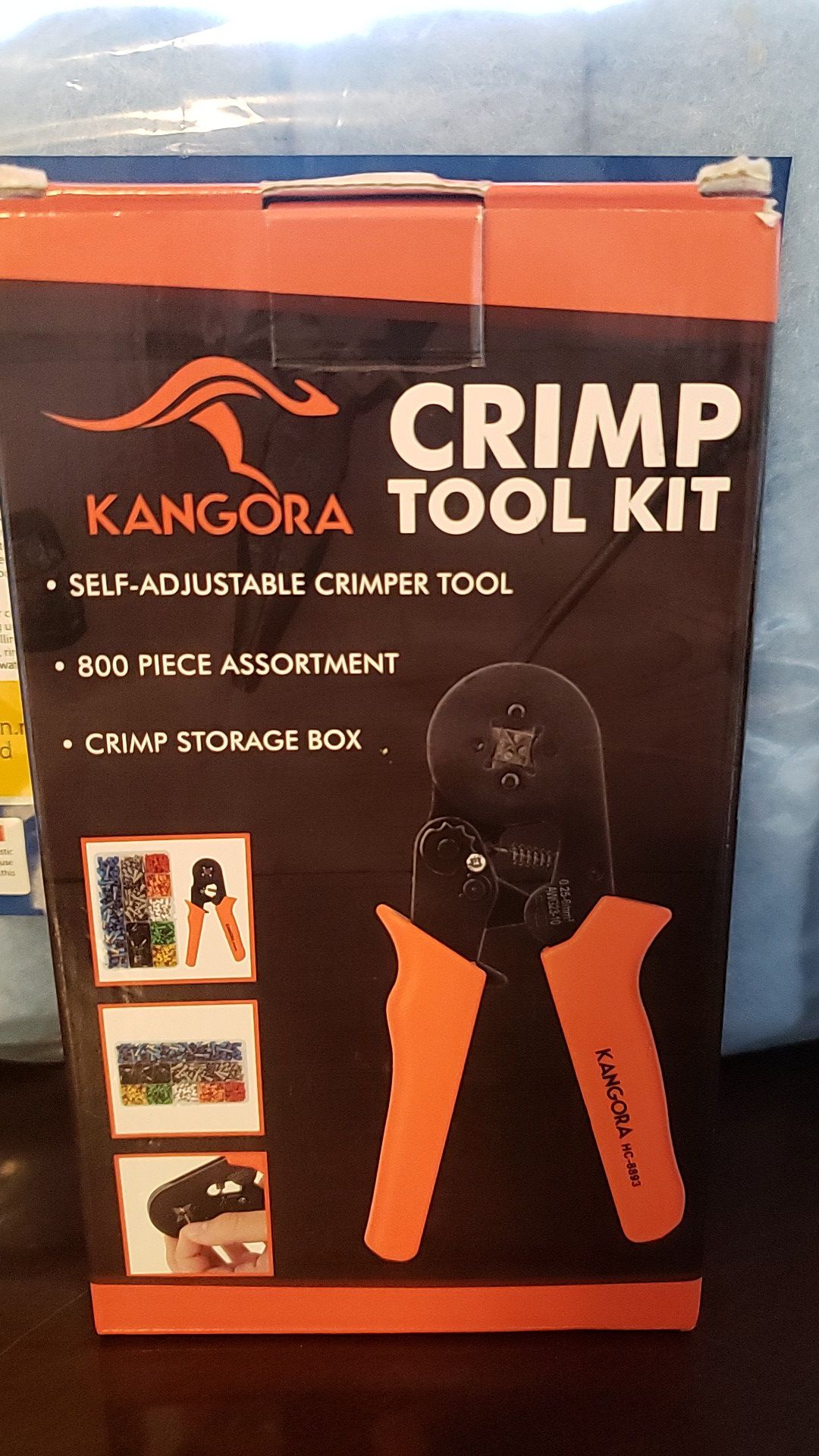 New Still In Box -Kangora Crimp Tool Kit 800Piece Tool Kit $20