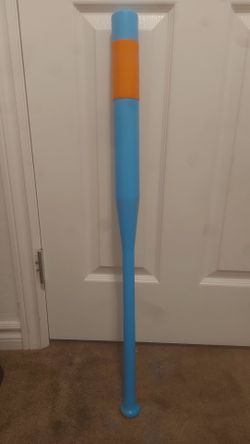 Official JUNK BALL Bat Plastic 32” Baseball Bat Blue and Orange