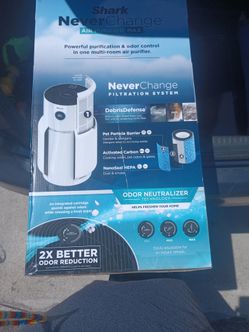 Shark never change air purifier Max 1400 ft original price 350 asking price $250