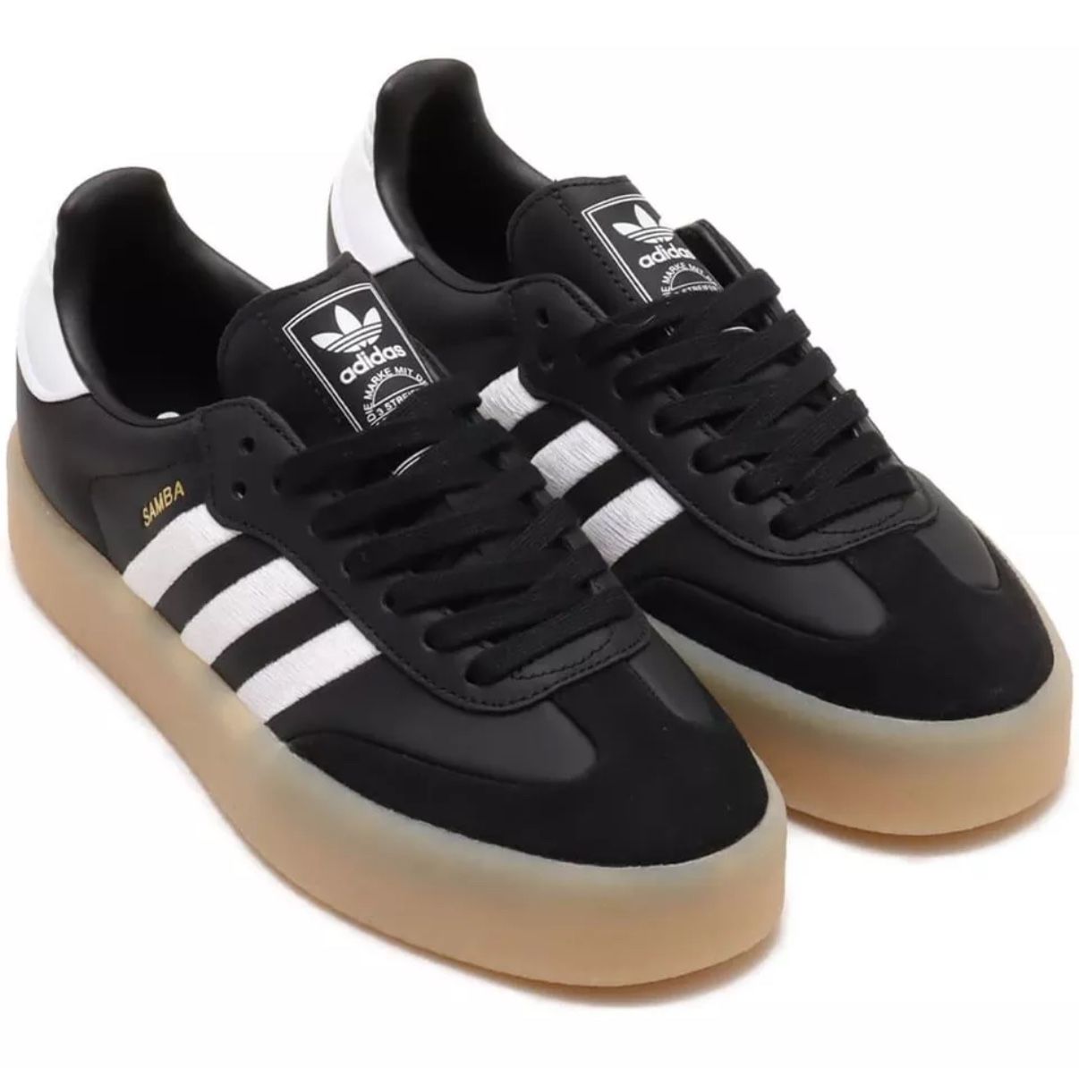 ADIDAS SAMBAE CORE BLACK WOMENS LIFESTYLE SHOES ID0436 Size 8