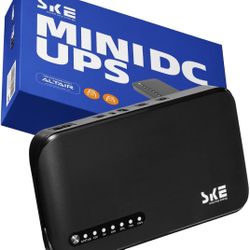 brand new Mini UPS DC 20000mAh Battery Backup & Surge Protector Uninterruptible Power Supply for Router Modem USB Type-C Mini UPS 5V/9V/12V DC20000 Pl