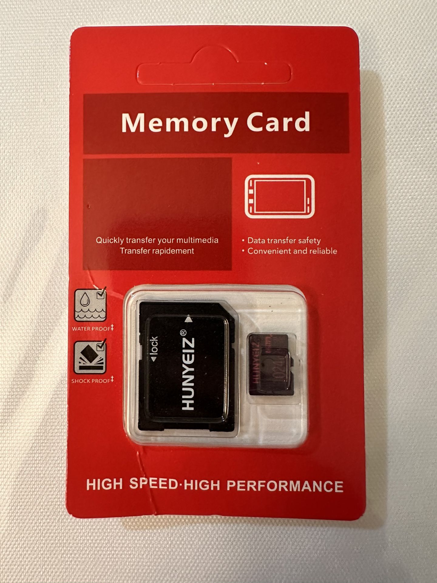 Hunyeiz 1TB Micro SD Card Waterproof Class 10 High Speed 1024GB Memory Card for Smartphone, Camera,Notebook,Tablet and Drone(1TB)