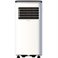 Keystone 7000-BTU DOE (115-Volt) White Vented Portable Air Conditioner with Remote