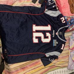 Super Bowl jersey from last year Tom Brady￼