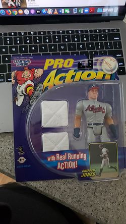 Chipper Jones pro action Baseball action figure