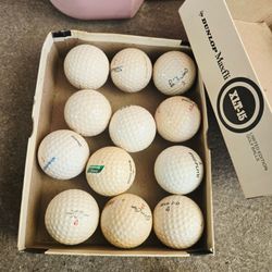 Mixed Used Golf Balls Lot of 12