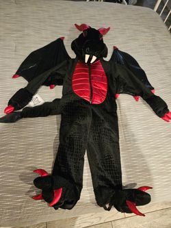 Kids Black Dragon Halloween Costume