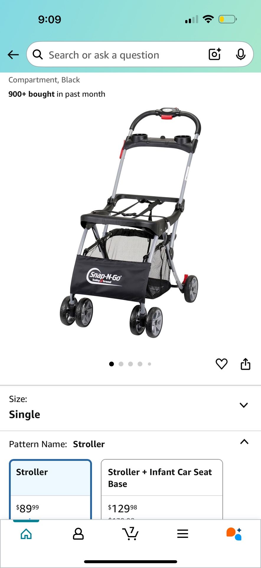 Car seat carrier
