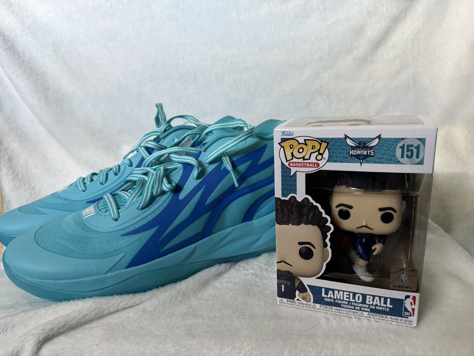 Puma LaMelo Ball MB.02 Rookie Of The Year Shoes And Funko Pop