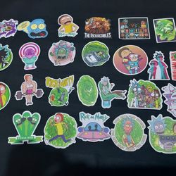 25 Rick & Morty Stickers