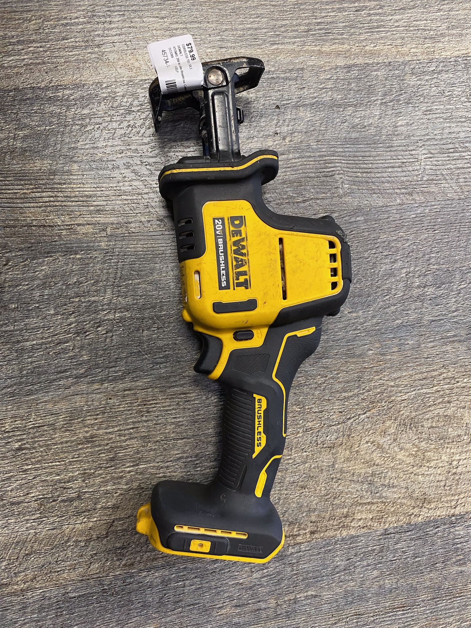 DEWALT DCS369 ATOMIC 20V MAX Cordless Brushless Compact Recipro Saw