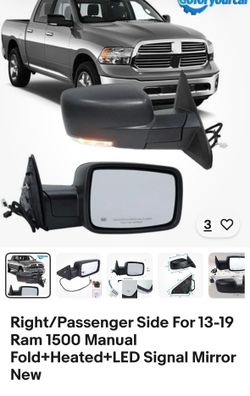 Right passenger mirror