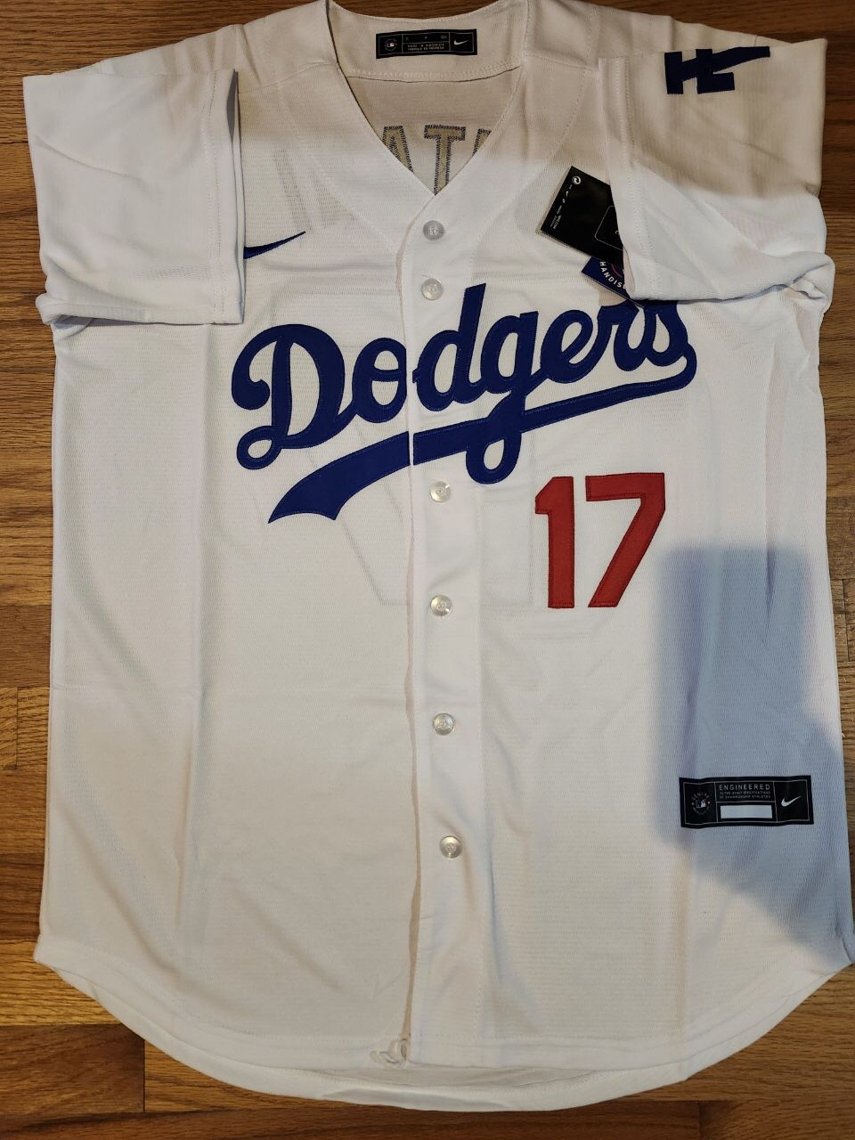 MLB Dodgers ohtani baseball uniform No.17