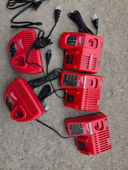 Milwaukee battery chargers