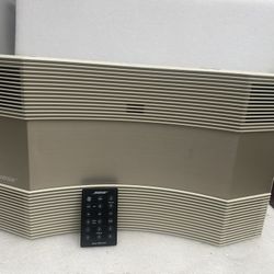 BOSE ACOUSTIC WAVE MUSIC SYSTEM CD-3000 AM/FM/CD Player AUX Input w/ Remote