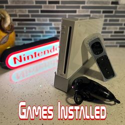 Nintendo Wii with GameCube games installed