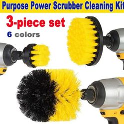 New Power Drill Scrubber Set