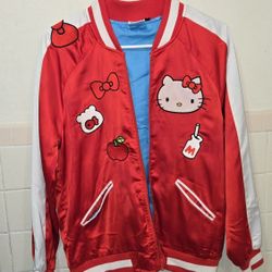 2017 HTF! Hello kitty x Sanrio Red Satin Nylon