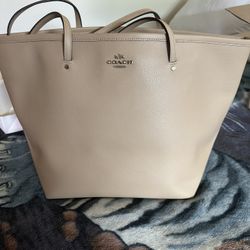 Coach Leather Tote