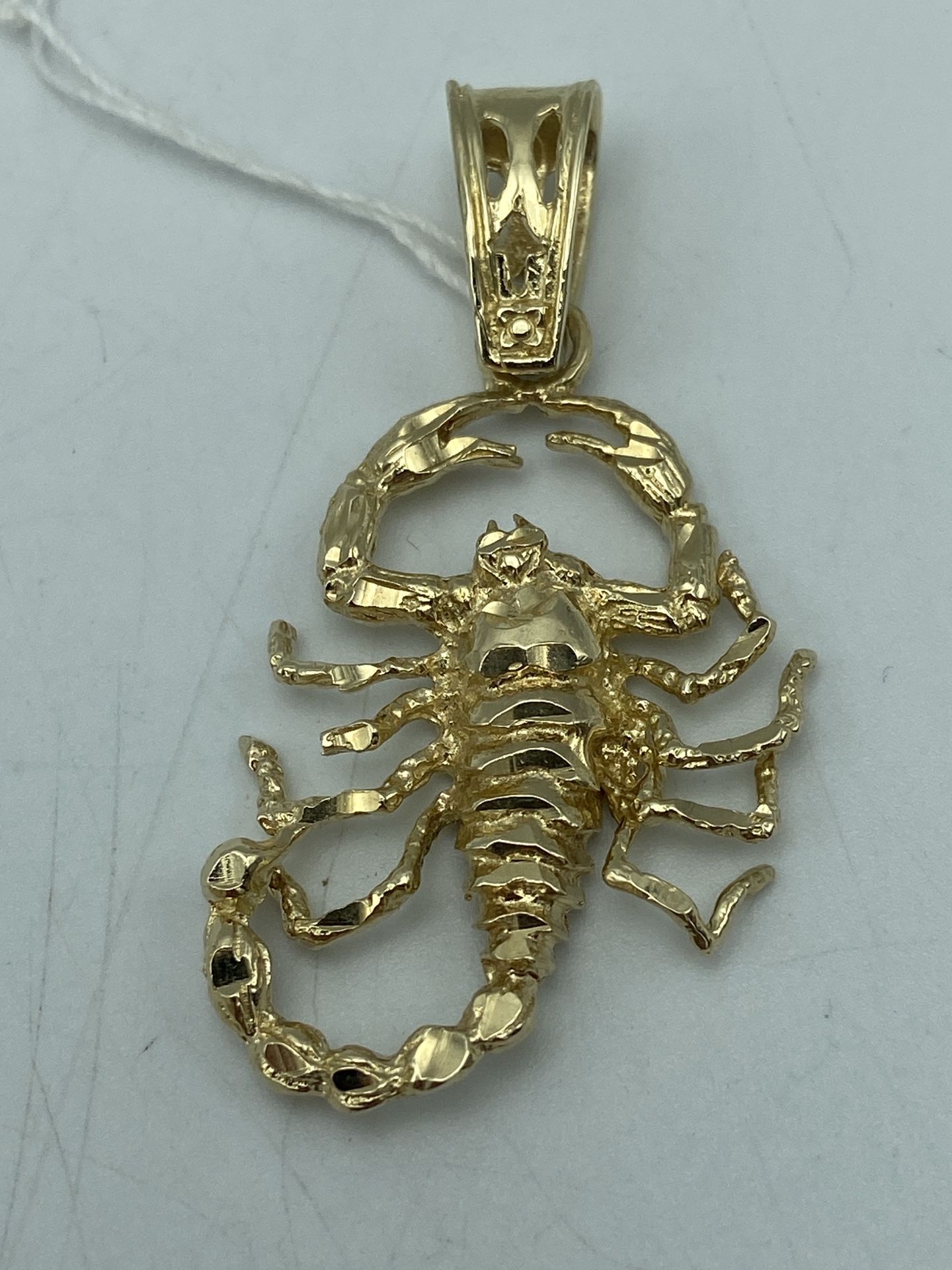 14kt Yellow Gold Scorpion Pendant