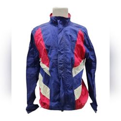 Vintage Pelzer Rainwear Clackamas OR Size Large Made in USA Jacket Stained