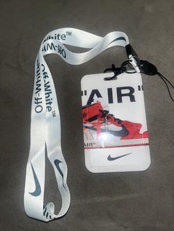 Nike Air sneaker keychain white Off-White style