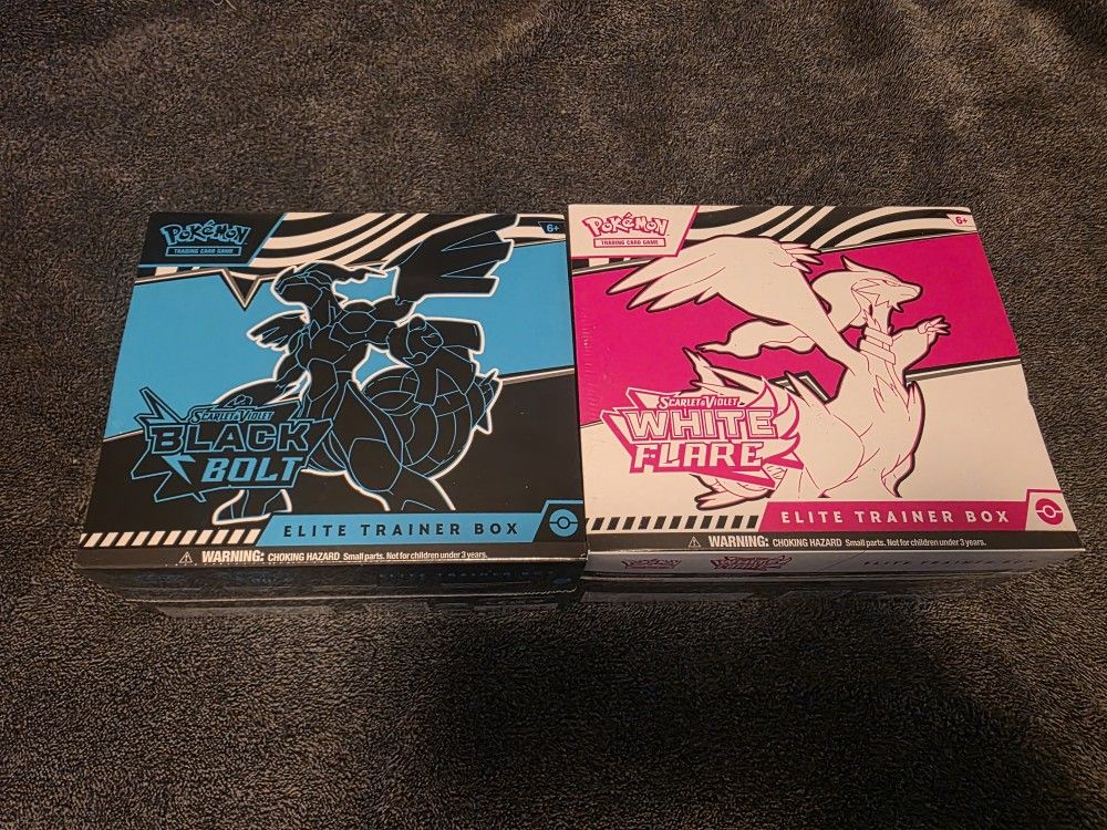 Pokemon Cards White Flare Elite Trainer Boxes