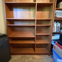 Bookshelf Units - Two Sets TEAK