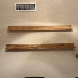 Wood Crafted Photo Ledges Multiple Sizes