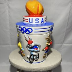 Looney Tunes 1996 Olympics Cookie Jar 