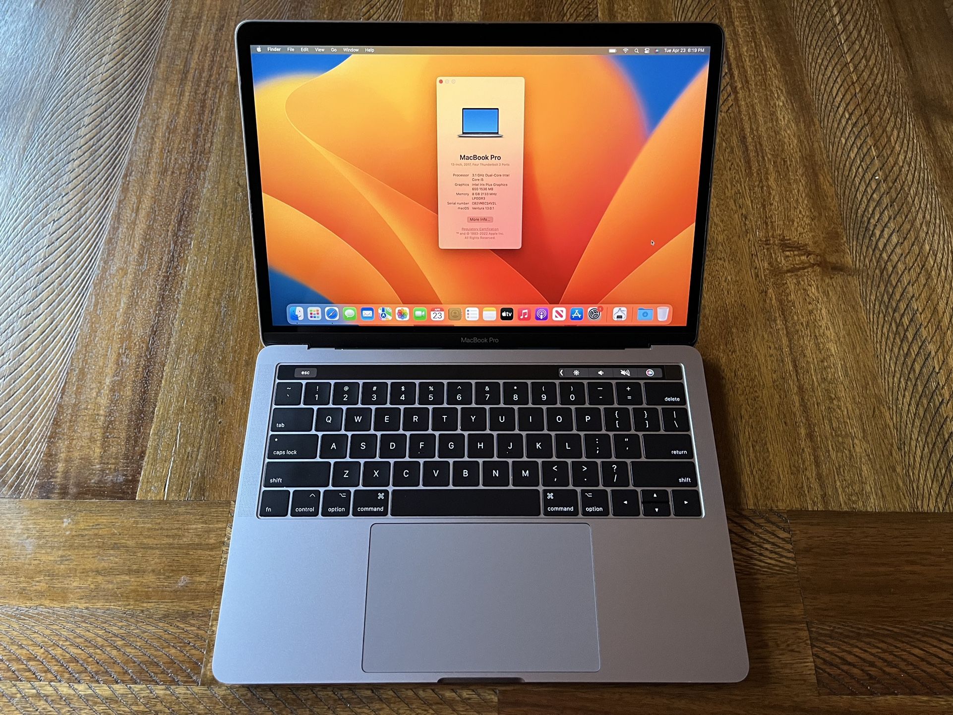 13” Apple MacBook Pro Laptop (Space Gray)