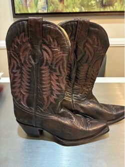 Women’s Metallic Bronze Goat Cowboy Boots - Size 7