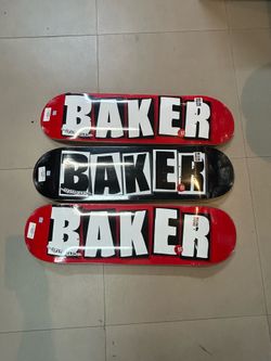 Baker & Santa Cruz skateboard decks Catch A Wave surf and skate shop