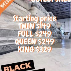 BLACK FRIDAY DEALS 💯 ALL SIZES TWIN/ FULL/ QUEEN/ KING/ CK  GOOD BRANDS ‼️ FINANCE AVAILABLE 