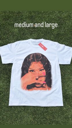 White Nicki Minaj shirt size medium and large