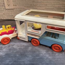 Vintage Weebles Camp-About Camper Car Truck Top Romper Room 1972 Hasbro