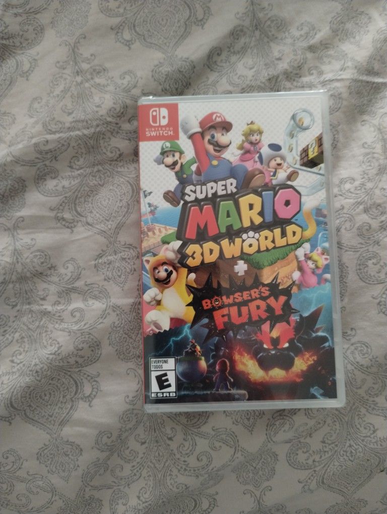 NEW SUPER MARIO 3D WORLD + BOWSERS FURY NINTENDO SWITCH GAMES 